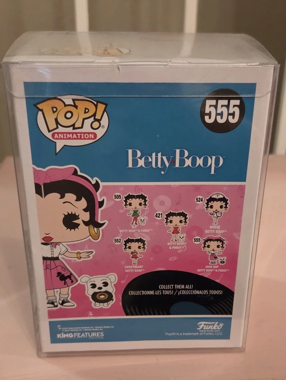 ♡ funko pop! vinyl: betty boop - sock hop betty boop and pudgy #555 ♡